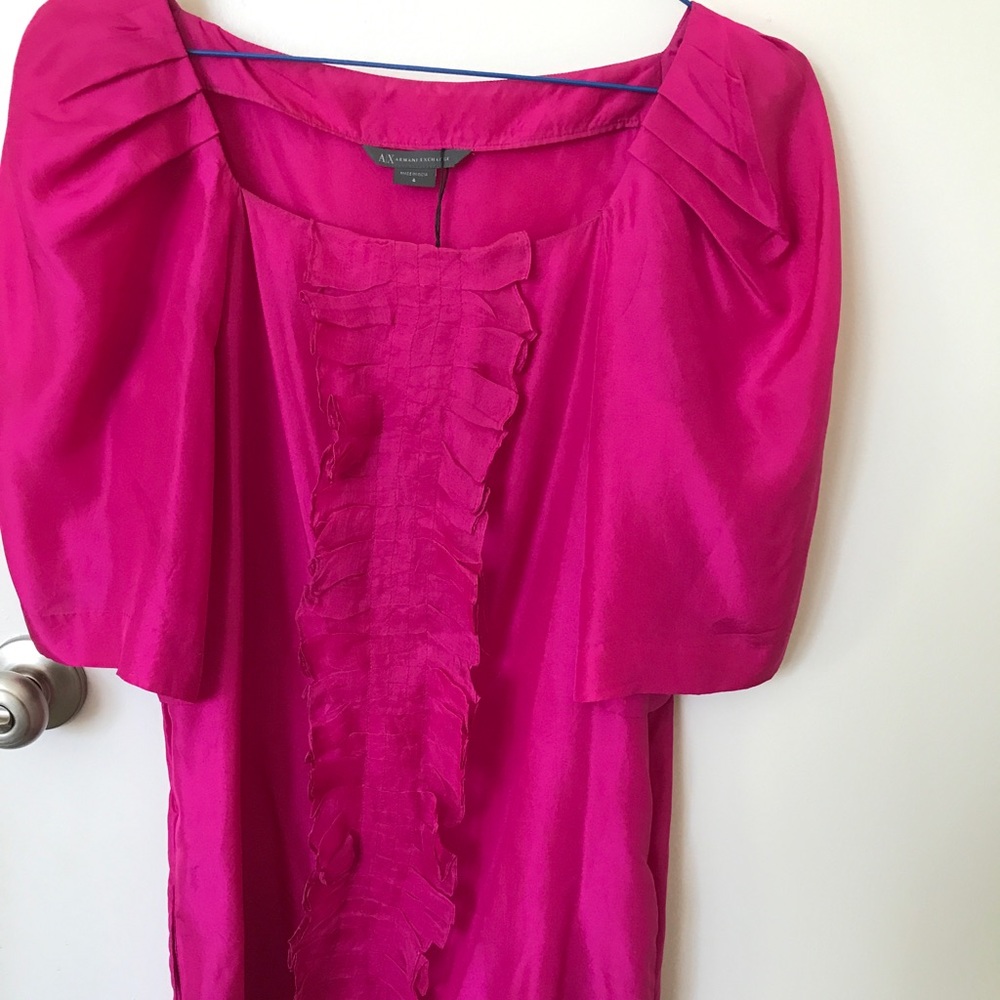 Armani exchange pink dress